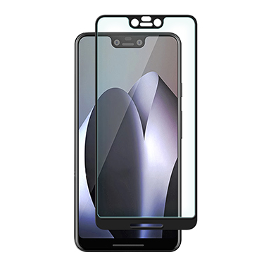Uolo Shield 3D Tempered Glass (Case Friendly), Google Pixel 3